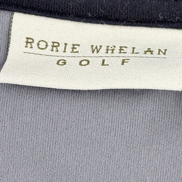 Rorie Whelan Golf Shirt Men's Size M Gray Quarter Zip UPF Dry Wicking Stretch - Picture 4 of 10